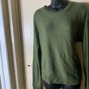 Green Crew Neck Sweater